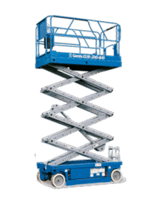 Scissor Lifts with Operator Fall Protection – Alberta
